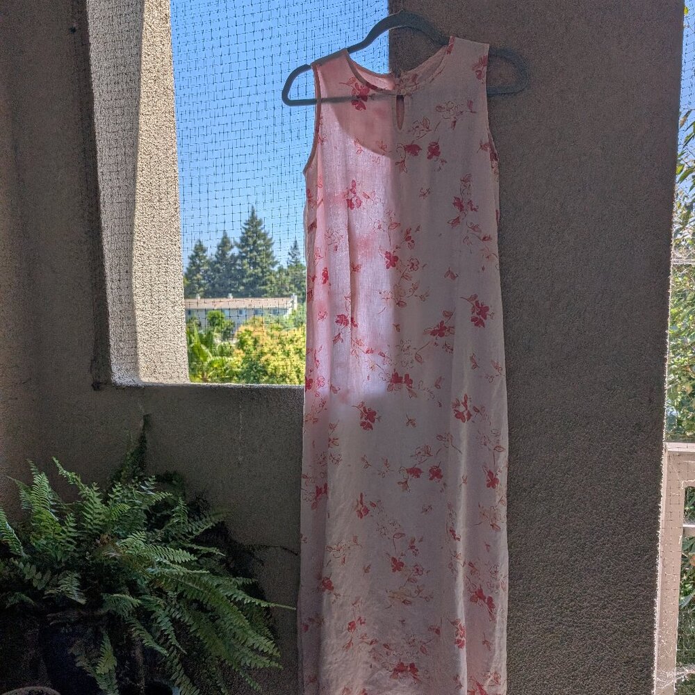 Liz Clairbone linen maxi dress